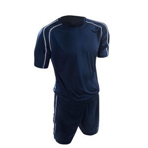 Precision Unisex Adult Lyon T-Shirt & Shorts Set / Navy/White